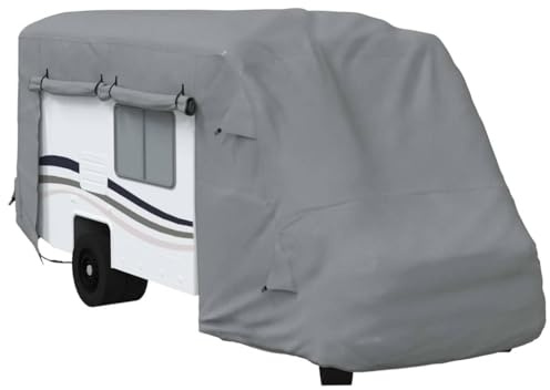 VidaXL Schutzhülle für Wohnmobil Grau 570x235x275 cm Vliesstoff, Abdeckplane, Hülle