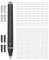 Cuteefun Gomma Elettrica, 220 Ricariche, 2 Dimensioni, Batteria, Precisione per Disegno, Ideale per Artisti, Studenti, Disegnatori, Ingegneri, Nero