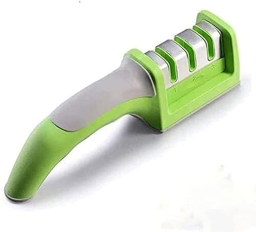 affilacoltelli, affilacoltelli, Kit affilacoltelli da Chef, affilacoltelli da Cucina Professionali/Forbici/Acciaio al tungsteno/Diamante/affilacoltelli in Ceramica 4 in 1 Strumento per affil