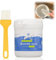 300g Liquide Étanchéité Transparent, Adhésif D’étanchéité Super Puissant, Silicone Transparent, Etancheite Douche, Etancheite Toiture, Imperméabilisant pour Salles de Bains, Murs et Toitures