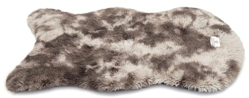pfoten&nasen® Wasserdichtes Hundebett Orthopädisch [Braun/Weiß, 128x80cm], Hundematte Waschbar, Orthopädisches Hundebett Für Große Hunde, Hundematratze, Hundekissen Waschbar, Hundeteppich.