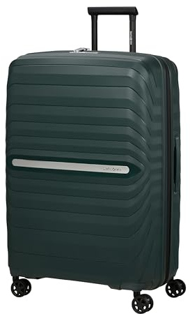 Samsonite Neo Flux - Spinner L, Erweiterbarer Koffer, 75 cm, 109/121 L, Grün (Jungle Green)
