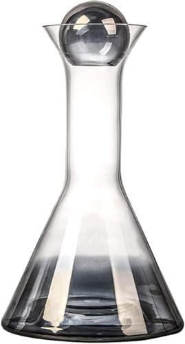 XWBLDBDFC Pichet à eau moderne en verre de cristal de grande capacité avec couvercle en verre utilisé pour le thé, le citron, le lait, le vin - Pichet de 1500 ml