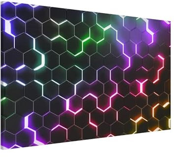 Magnettafel Pinnwand für Magnete Kunstdruck Magnetboard - Magnetwand Made in Germany - Kunstkopie Digital Art Notiztafel schwarz Küche Flur Büro Visionboard WBMT_7311 (90x60cm)