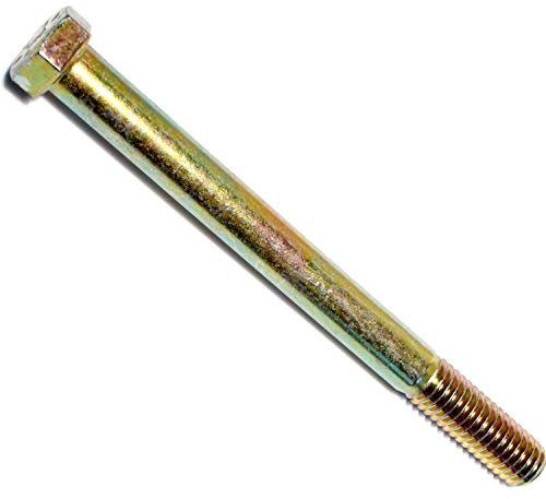 Hard-to-Find Fastener Grade 8 Hex Cap Coarse Large Bolts, Bulk Pack, Steel Hex Bolts for Construction, Home Improvement, 7/16-14 x 5, Pack of 10