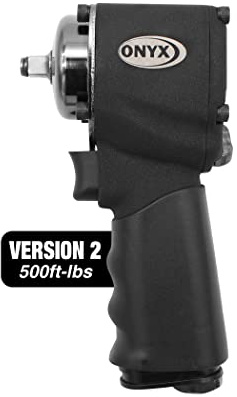 Astro Pneumatic Tool 1828 Onyx 3/8 Nano Impact Wrench v2-500ft/lb