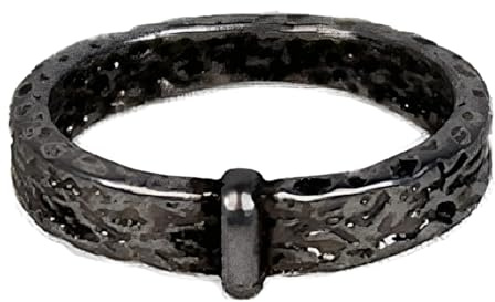 costumebase OUTLANDER - Anillo de boda con nudo celta de acero inoxidable para Claire Randall Jamie, 9, Acero inoxidable, Sin piedra preciosa