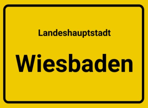 I love Wiesbaden: Notebook für Wiesbaden-Fans im praktischen Querformat; 108 gepunktete Seiten.