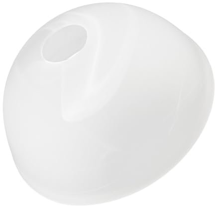 Angoily Abat-jour en Verre Dépoli pour Petits Luminaires Certifié Diffuseur de Lumière Douce Verre Opalin Blanc Usage Domestique, Bureau, Hôtel Remplacement D’abat-jour Vente à L’unité