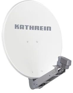 Kathrein CAS 70ws Single Set bestehend aus Sat-Antenne CAS 06 Weiss + LNB UAS 571 Single