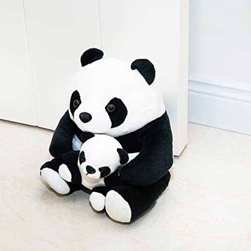 Forecronic Niedliche Türstopper - Dekorative Panda Beschwert für Haus und Büro - Innenraum Stoff Gefüllte Tier Türstopper Boden Dekorativ