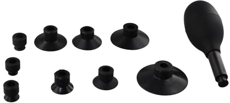 Myqqhbs Kit d'aspiration pour lentilles, avec 9 ventouses interchangeables, forte aspiration, stylo d'aspiration manuel, extracteur de lentilles