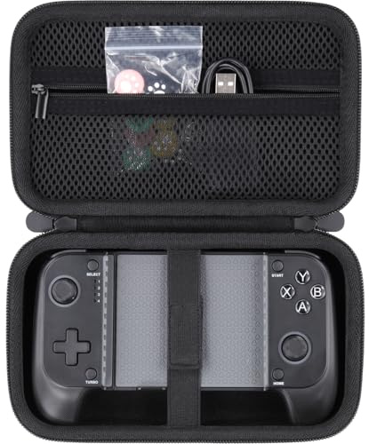Baval Hard Carrying Case for Mobile Game Controller, Compatible with Retractable Controllers, Black