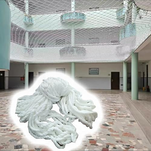 Anhängernetz Ladungssicherungsnetz Gepäcknetz Extra große Schutznetze aus Nylon für den Innenbereich, flexibles Sicherheitszaunnetzseil für Spielplätze/Schulen/Sport/Fußballtraining, einfach zu instal
