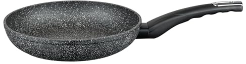 ELO Bratpfanne 20 cm Granit, aus hochwertigem Aluminiumguss, ELODUR® Professional Antihaftversiegelung, ergonomischer Griff mit Flammschutz, schwarz, Neu