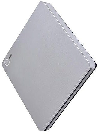 Veemoon Graveur De DVD Externe Multifonctionnel USB 3.0 Type-c, pour Usage Domestique Et Professionnel, Ultra Fin Et Léger, Double Interface, Couleur Argenté