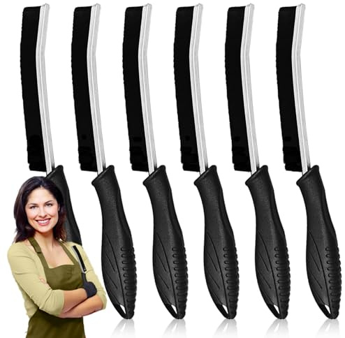 Cepillo Limpieza Hogar - 6 Piezas Cepillo Juntas Cerdas Duras Manual - Cepillo para Juntas Azulejos Ducha - Cepillo Limpieza Ducha Suelo Baño Limpieza Diaria - Gicctyble