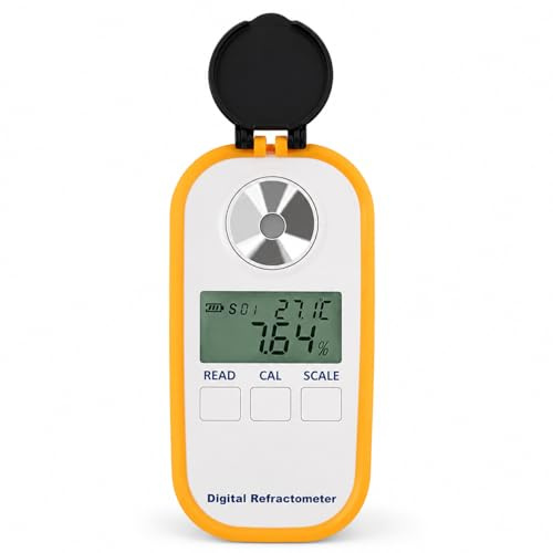 Digital LED Antifreeze Refractometer – Handheld Electronic Tester for Measuring Freezing Point of Ethylene Glycol & Propylene Glycol in Car Coolant