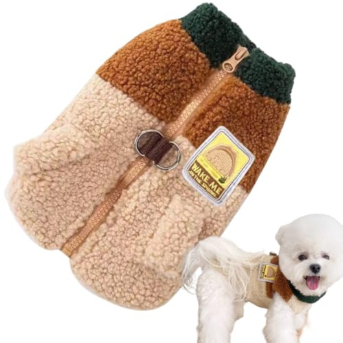Pullover für Welpen, Hundekleidung, Schutz vor Kälte, warm, maschinenwaschbar, Hundebekleidung aus weichem Strick, leicht und gemütlich, Spett
