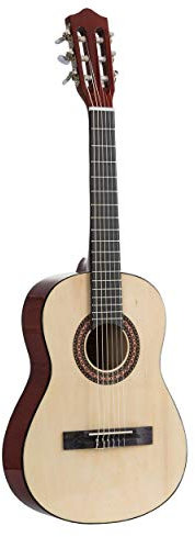 Voggenreiter Kindergitarre 1/2 Größe aus Holz - Gitarre für Kinder ab 6 Jahren für Anfänger geeignet, natur