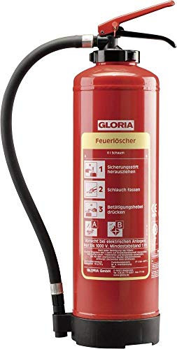 Gloria S6EASY 8037111790 Schaumfeuerlöscher 6l Brandklasse: A, B 1St.