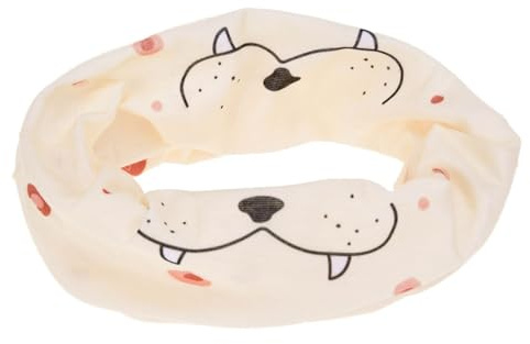 LÄSSIG Multifunkionaler Loop Schal Mund-Nasen-Schutz/Flexi-Loop Kids Leopard rose