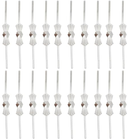 Conectores de Ara?a Clips Bowtie Pines: 200Pcs Lámpara de Lámpara de Lámpara Conectores CLIPS Metal Butterfly Clips Sujeción Cristales Piezas Gancho para Cristales de Ara?a Plata