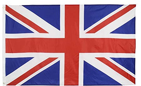 90 x 150 cm Flag del Regno Unito Coppa di europea calcio Bandiere nazionali Banner in poliestere al 100% GB britannico per decorazioni per feste del festival sportivo