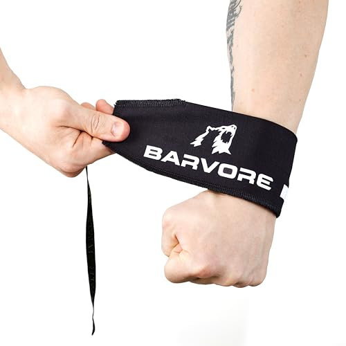 BARVORE® Premium Handgelenkbandagen, Handgelenkbandagen für Gewichtheben, professionelle Handgelenkbandagen für Männer und Frauen, Calisthenics, Krafttraining, Gewichtheben, Bodybuilding (Schwarz)