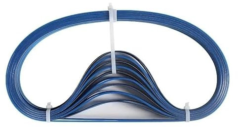 20/30pcs Portable Bi Metal Bandsaw Blades 1140 13 0.65mm for Metal Cutting Band Saw Blade 44-7/8 Long 1/2 Wide 0.025 10-24TPI(10-14TPI 30Pcs)