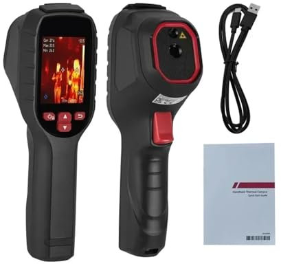 TIEOAXFT Termocamera 192x192 - Termocamera Portatile - for ispezioni domestiche, lavori su perdite d'Acqua elettriche(GW192S)