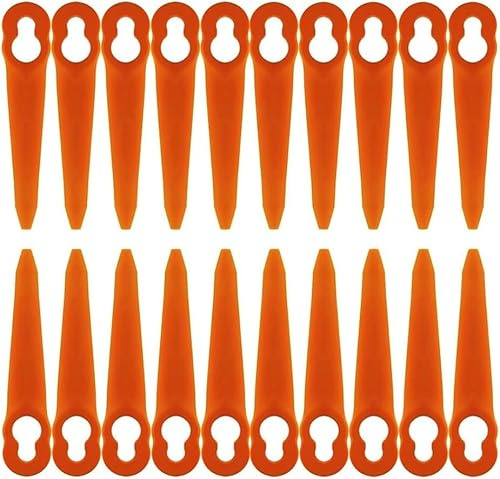 Lot de 100 Lames Compatible pour Coupe Bordure Stihl PolyCut 2-2 PolyCut 3-2, FSA 45 FSA 57 FSE 52, Lames en Plastique pour Coupe Bordure Stihl sans Fil
