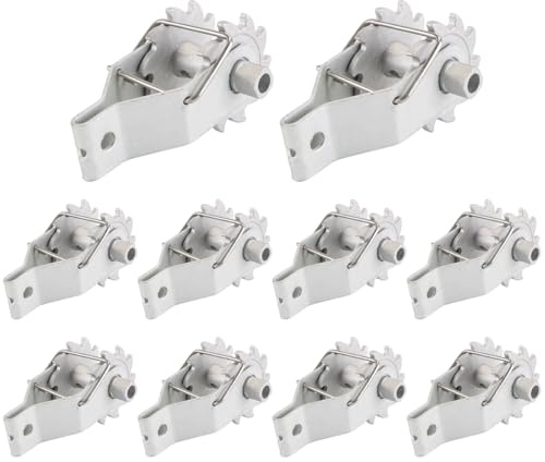 Enwye 10pcs Electric Fence Wire Tensioner Reinforcement Fencing Tools for Livestock Farms, Yards, Villas, Etc.