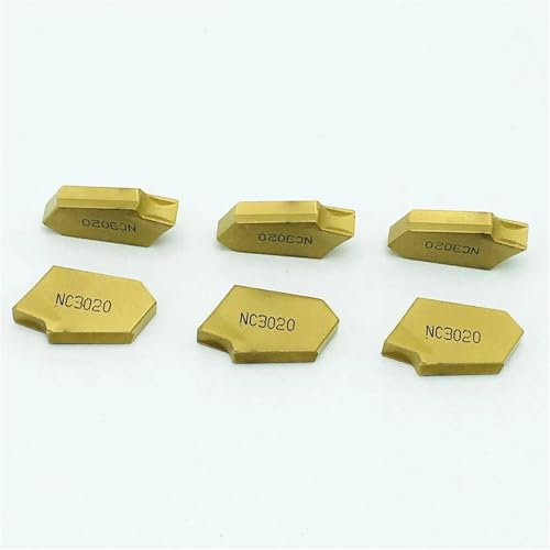 10 Piezas SP200 SP300 SP400 NC3020 NC3030 PC9030 Herramientas De Ranurado Y Corte Herramientas De Carburo Herramientas De Torneado De Metal SP 300 Herramientas De Torneado Herramienta de Torno(SP300 N