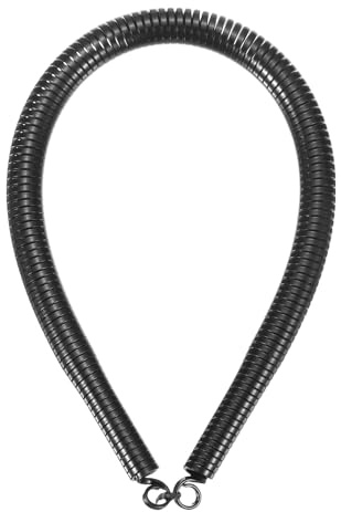 sourcing map Curvatubi a molla in PVC, diametro esterno 12,5 mm, lunghezza 380 mm, molla piegatubi per dispositivi di piegatura tubi in energia idroelettrica domestica, nero