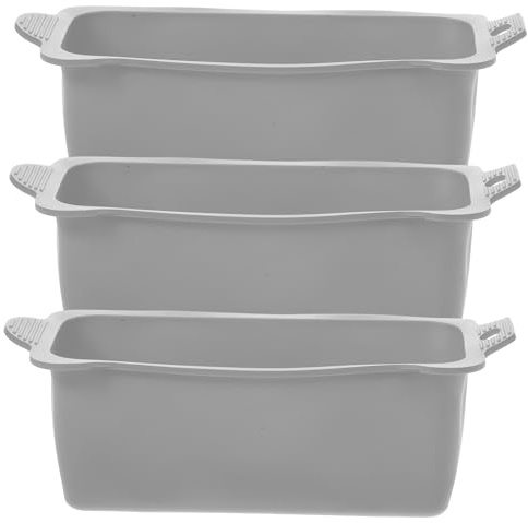 VALICLUD 3 pezzi Inserti in Silicone Resistente per Grasso da Accessori Outdoor per Foderine Antiaderenti per Teglie Grasso Facili da e Riutilizzabili