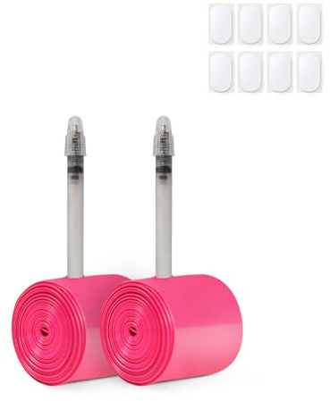 TPU Schlauch Rennrad 2er-Pack, Ultraleicht 36gg, 700C x 23C/25C/28C/30C/32C TPU-Fahrradschlauch, Presta-Ventil 45 mm