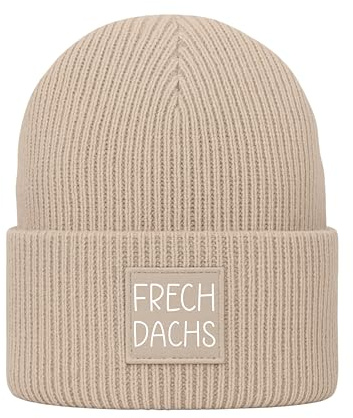 Lounis Kindermütze Frechdachs - warme Kinder Strickmütze - weiche Wintermütze - Kleinkind - elastisch