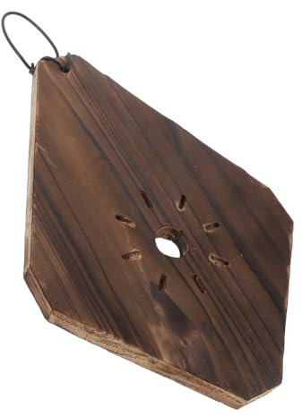 DOITOOL Jardinera Colgante de Madera para Helechos Cuerno de Ciervo Kit de Montaje Vertical para Suculentas y Orquídeas Maceta de Pared Interior para Plantas Trepadoras para Jardín