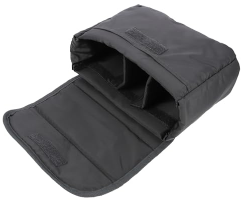OATIPHO Custodia Protettiva in Nylon Per Fotocamera Compatta Portatile Borsa Imbottita Per Fotocamera Piccola Con Inserto Per Zaino Nero