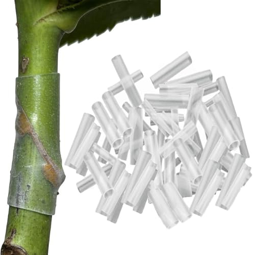 Manicotti per innesto in silicone per alberi da frutto, tubi flessibili per innesto da 3-7,5 mm, resistenti manicotti protettivi per tronco per promuovere la guarigione, involucri per innesto per viti