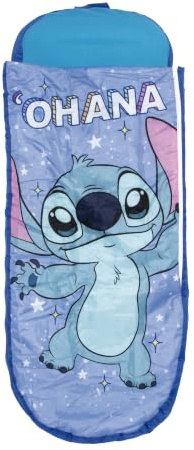 Disney Lilo & Stitch Inflatable Air Bed & Sleeping Bag for Kids Ages 3+
