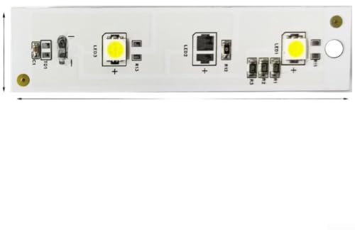 Para Samsung Frigorífico Tira de Luz DA41-00754B 12V LED Barra de repuesto para BCD Serie Refrigerador Interior Iluminación Componente de Reparación 8x2cm