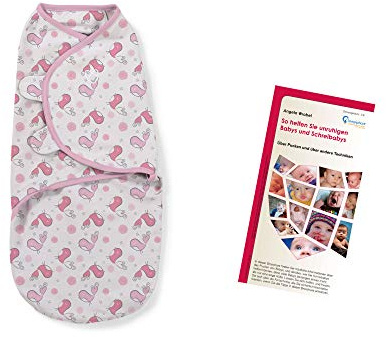 Lampiphant® + Summer Infant Original SwaddleMe® Pucksack, S/M, Tweet-Tweet
