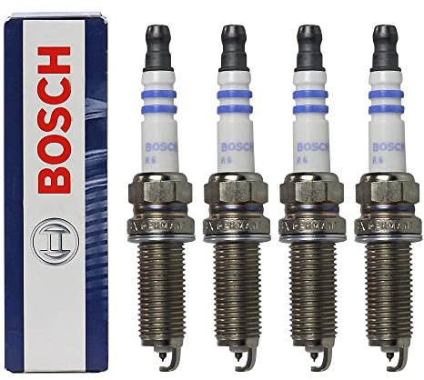 4x Original BOSCH Zündkerze Zündkerzen Doppel Iridium VR7NII33X
