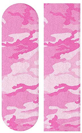 MNSRUU Skateboard-Griffband, Pink Camouflage-Muster, Griptape, Schleifpapier für Roller, Rollerboard, 22,9 x 83,1 cm