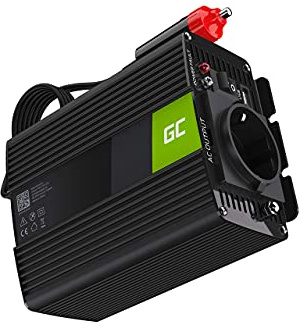 Green Cell® 150W/300W 12V auf 230V Reiner Sinus Volt kfz Spannungswandler Wechselrichter Konverter Pure Sine Wave Power Solar Inverter DC AC Umwandler Stromwandler Zigarettenanzünder Steckdose