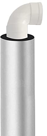 WFENG 1m Lang Schaumstoff Rohrisolierung ID 50mm-160mm für Outdoor Rohrisolierung Heizungsrohre, Flammhemmend/Geräuschdämpfend/Thickness 1cm / 160mm ID