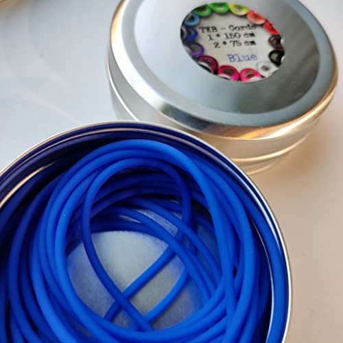 The Knitting Barber Original Cords 3pcs (1pcs 150cm/60 + 2pcs 75cm/30) (Blue)