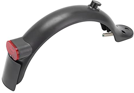 Kotflügel Hinten für Mijia M365 Elektroroller, mit Haken, Rücklicht und Block, Spritzschutz Scooter Ersatzzubehör